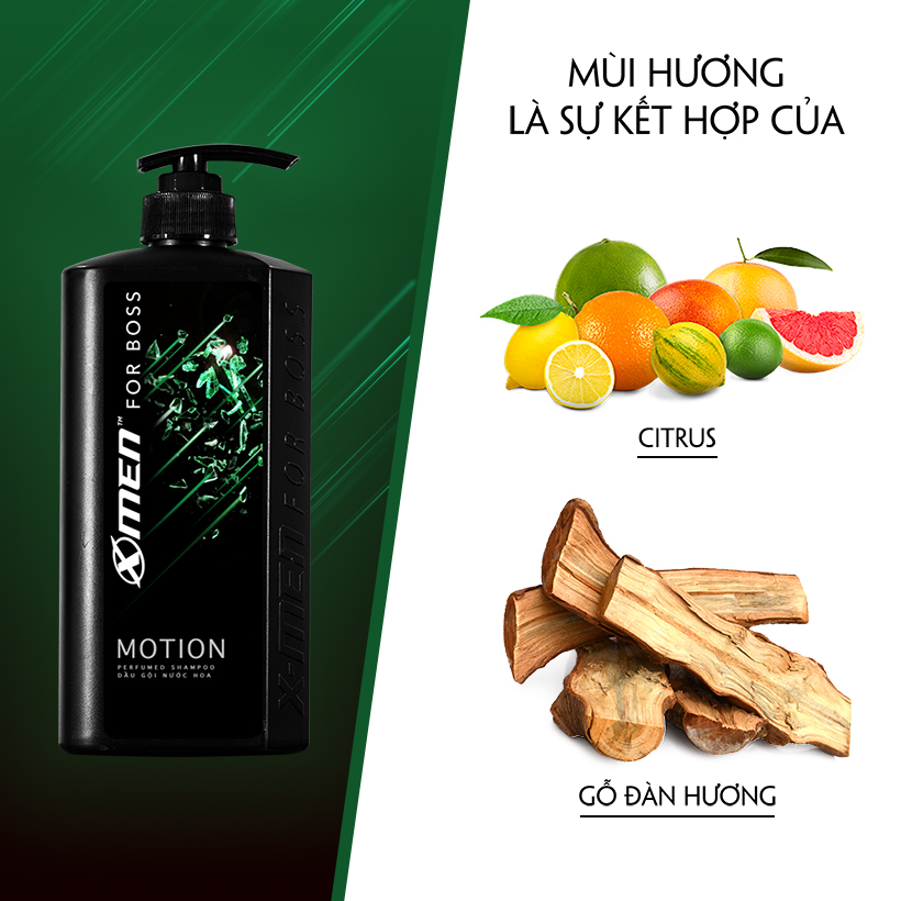 Dầu Gội X-Men For Boss Motion 650g