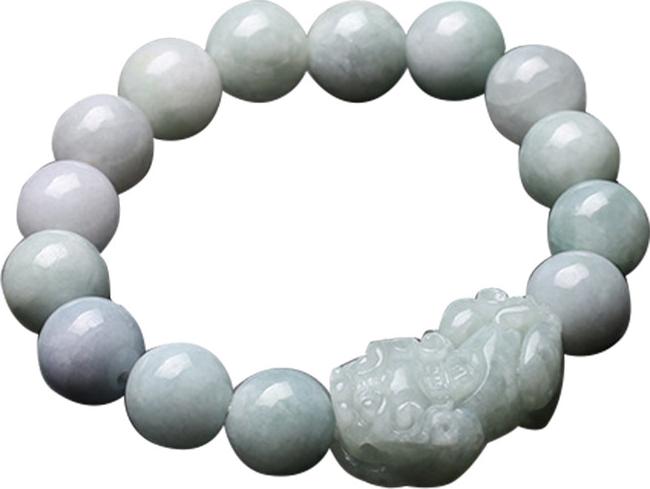 Vòng Tay Tỳ Hưu Phong Thủy Ngọc Phỉ Thúy Size 12mm