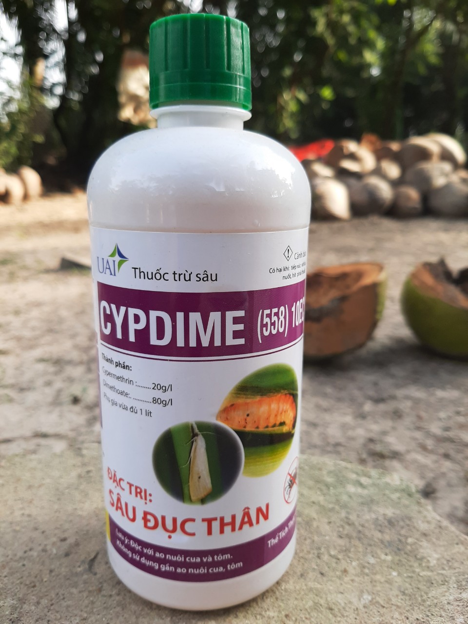 Trừ sâu đục thân Cypdime 10EC chai 450ml - Hoạt chất Cypermethrin + Dimethoate