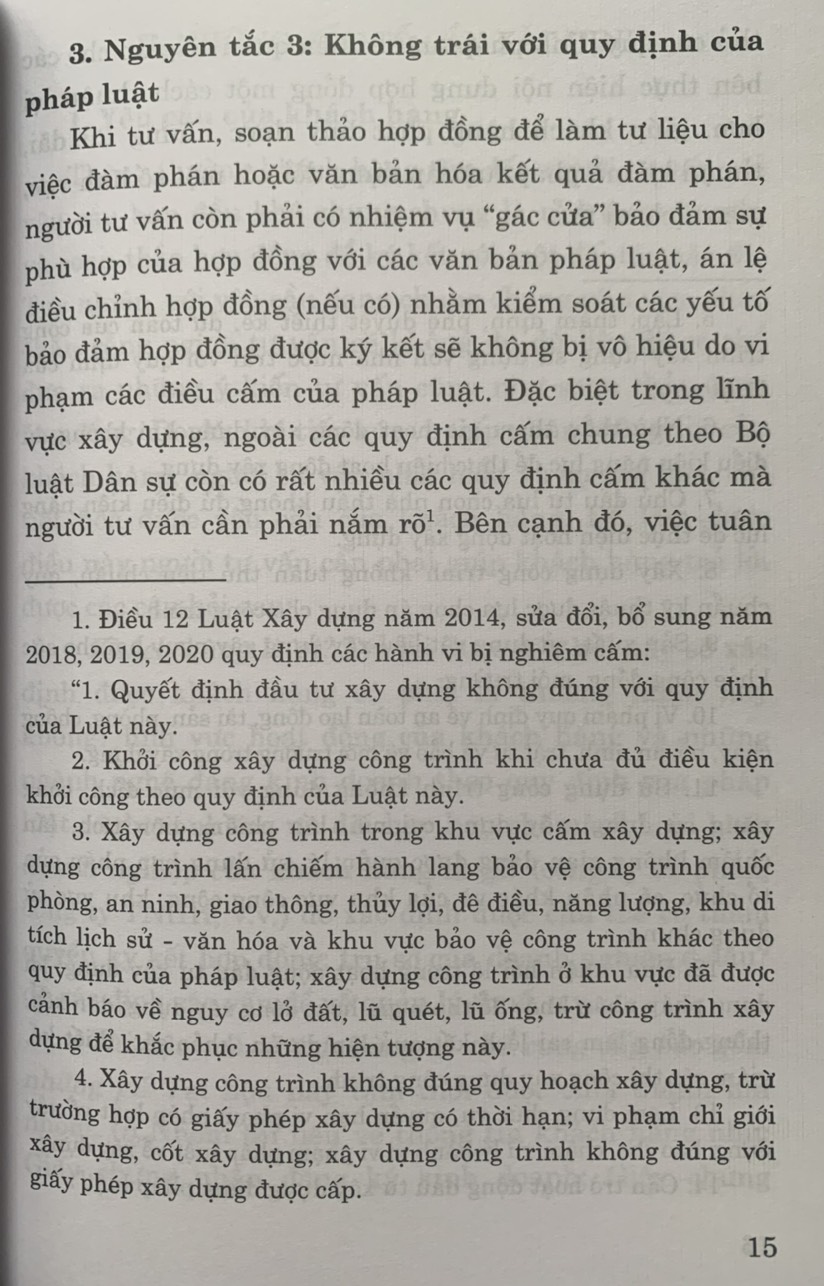 Kỹ năng tư vấn, soạn thảo và một số hợp đồng mẫu chi tiết trong lĩnh vực xây dựng