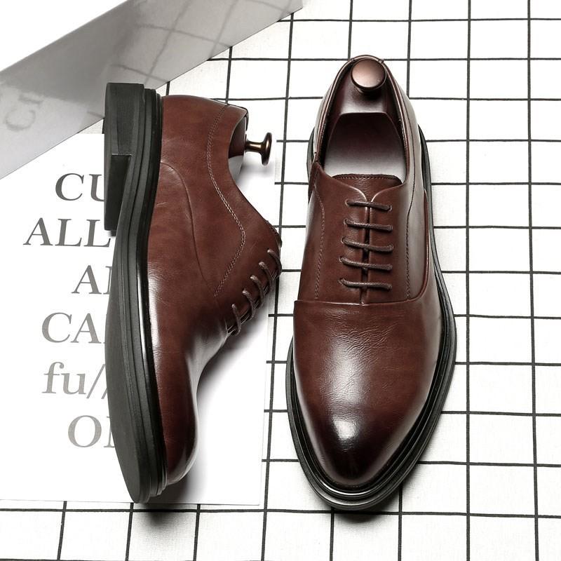 Giày Tây Oxford SCL Brown