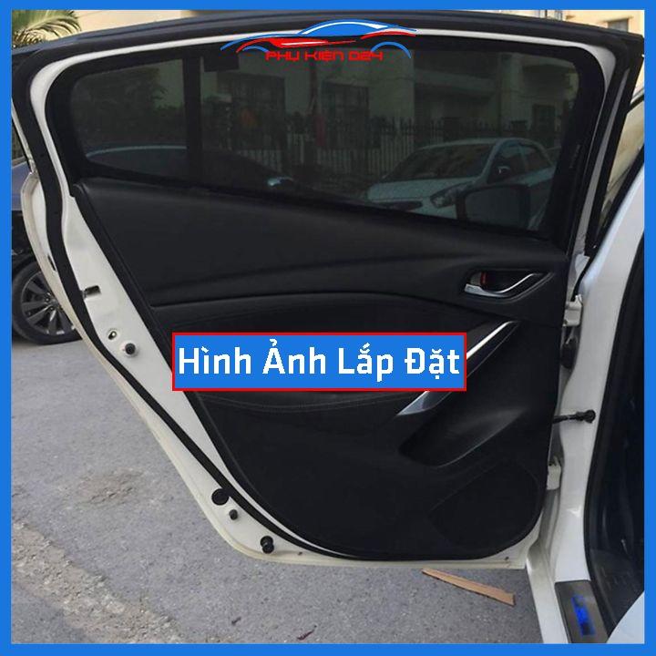 Bộ 4 rèm chắn nắng nam châm Camry 2019 khung cố định chống tia UV
