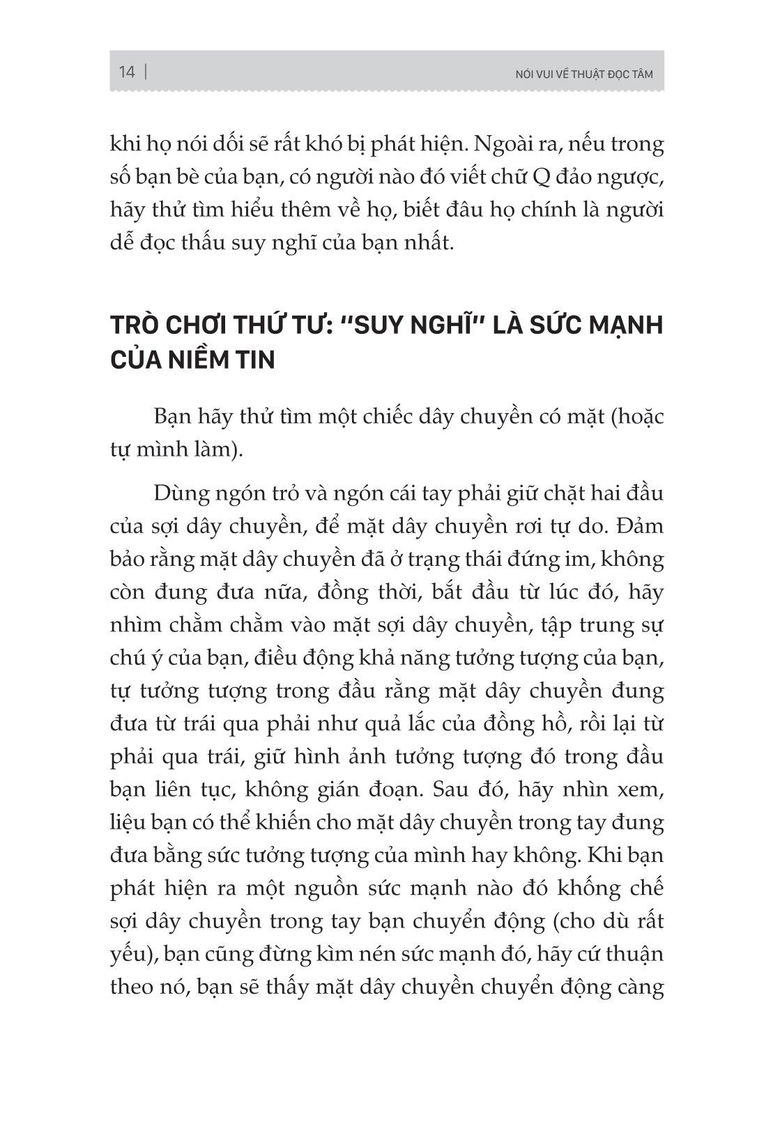 Đọc Suy Nghĩ - Thấu Tâm Can