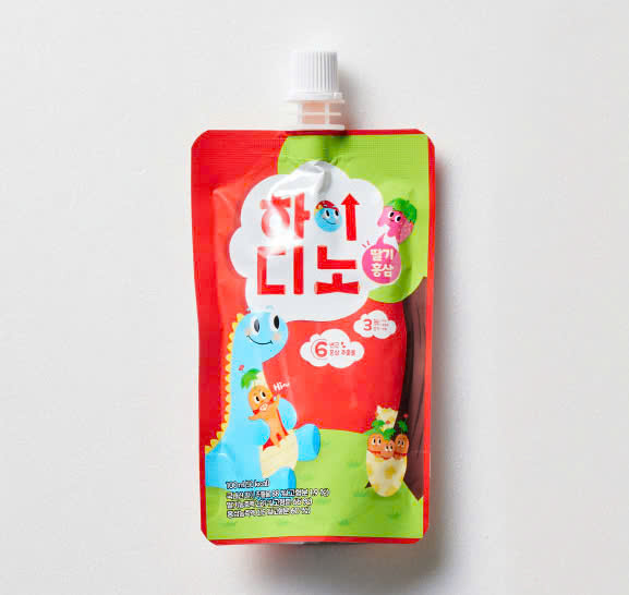 Nước hồng sâm Hi Dino cho bé 1 tuổi ARAM FARM, sử dụng hồng sâm 6 năm tuổi giúp bé bổ sung đề kháng, không chất bảo quản