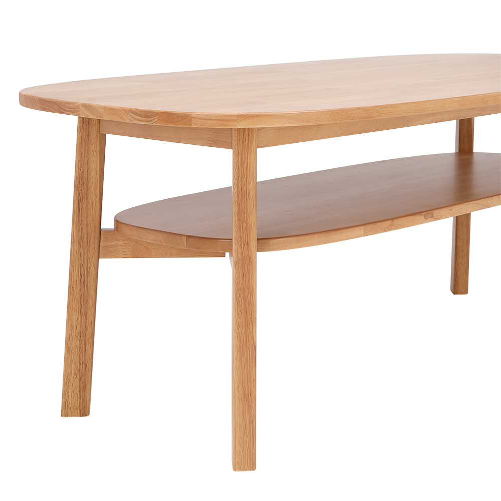Bàn Cà Phê WASABI Phòng Khách Màu Gỗ Tự Nhiên, Gỗ Cao Su, Kích Thước 120x55x46 cm  | Index Living Mall | Nội Thất Nhập Khẩu Thái Lan - Phân Phối Độc Quyền Tại Việt Nam