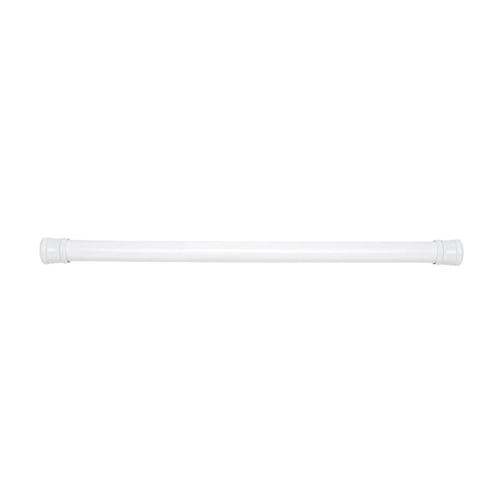 Shower Curtain Rod No Drill Telescopic Durable Closet Rods Multipurpose 2.5cm Diameter Rod Metal Material Extendable for Laundry Room, Patio