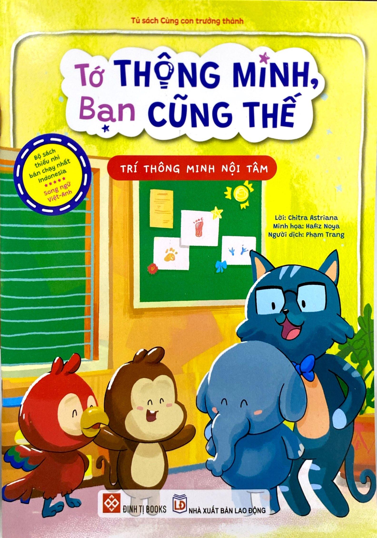 Sách - Tớ Thông Minh, Bạn Cũng Thế - Trí Thông Minh Nội Tâm - Song Ngữ Việt-Anh