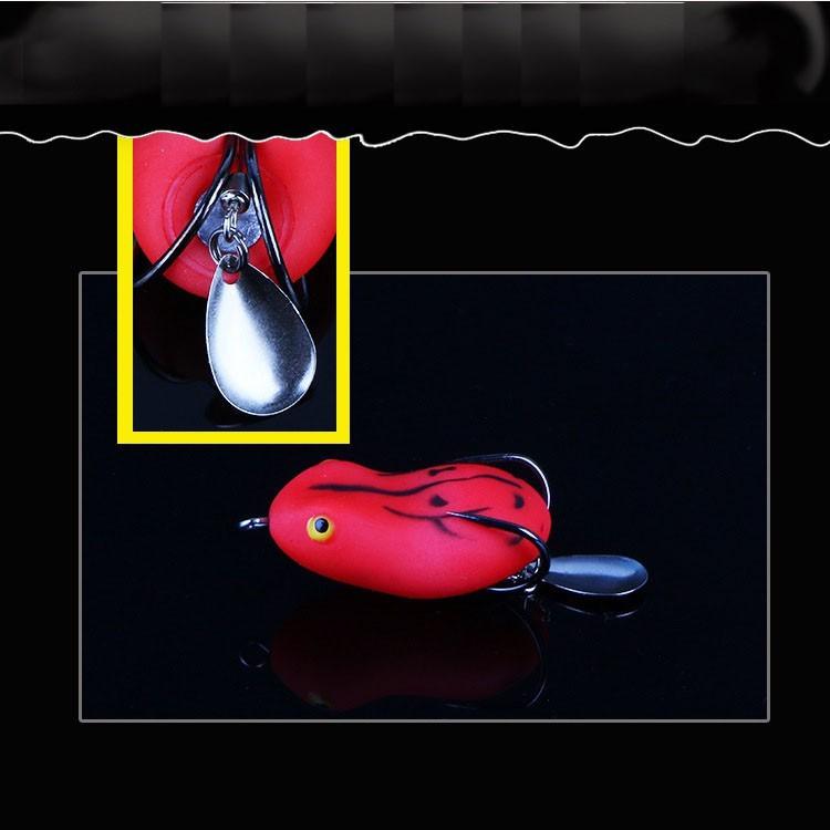 Mồi giả nhái hơi có thìa super frog cao cấp