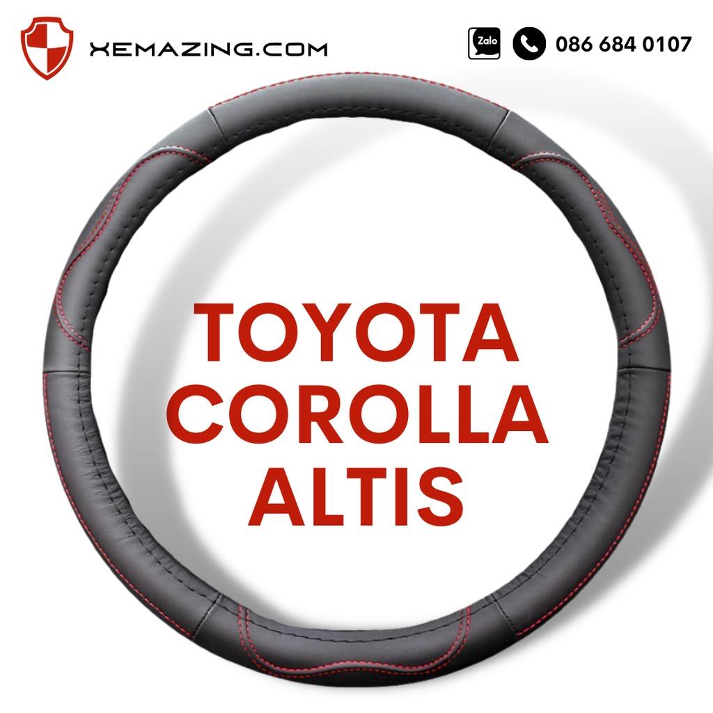 Bọc Vô Lăng ô tô TOYOTA COROLLA ALTIS | Bọc Volang XEMAZING cao cấp