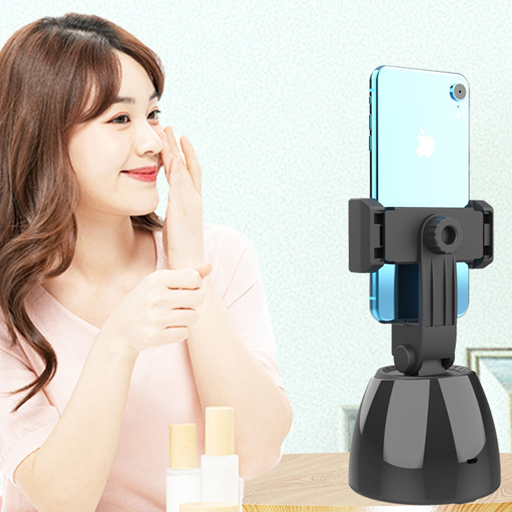 Giá đỡ điện thoại TỰ ĐỘNG xoay 360 độ chụp ảnh quay phim tik tok - T0117