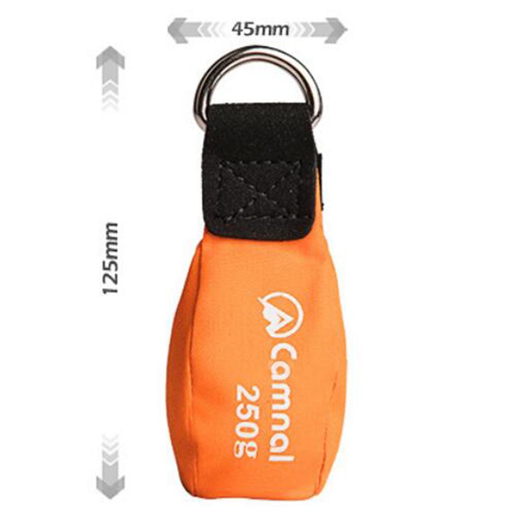 250g Arborist Throw Weight Bag Tree Climbing Rigging Equipment  Orange