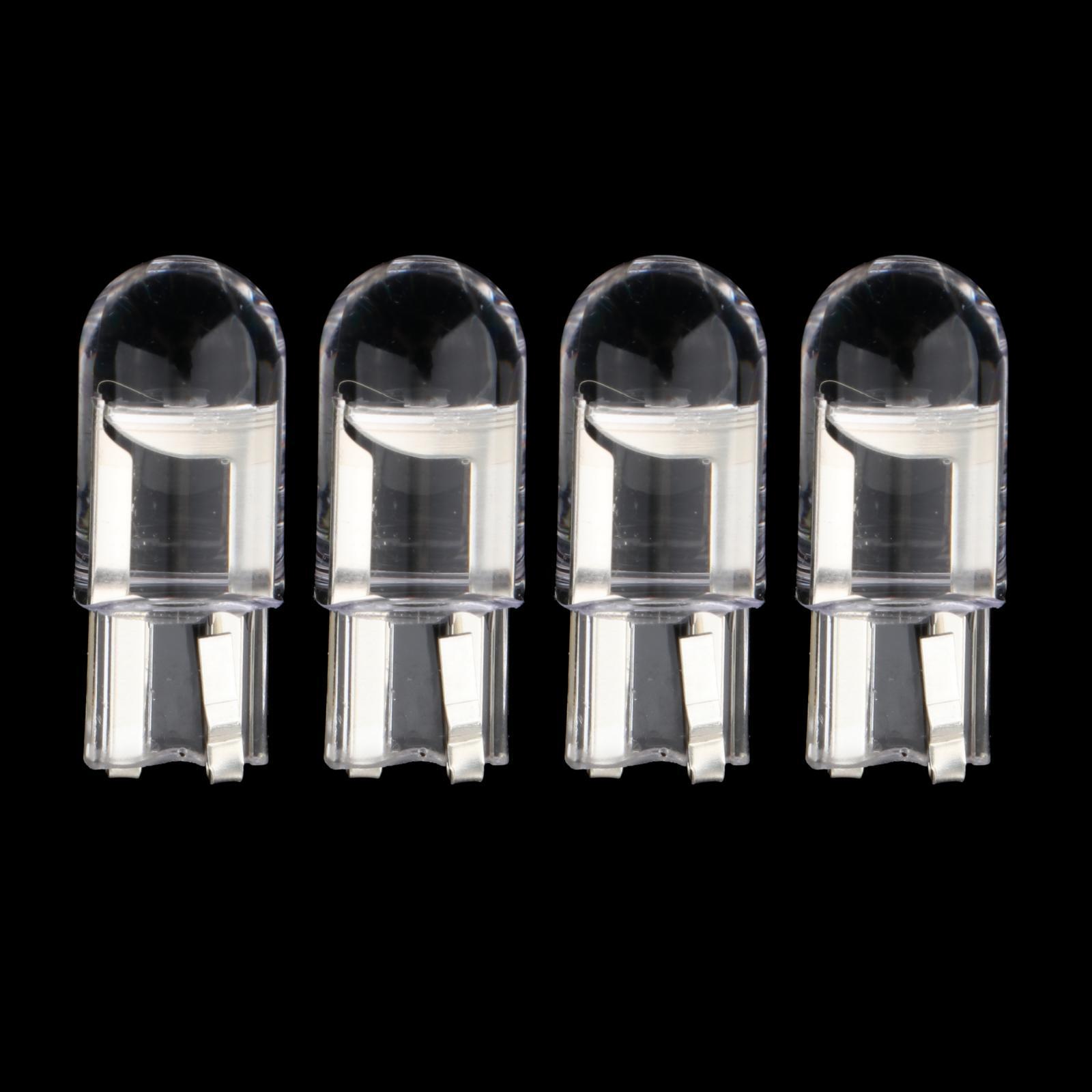 2-4pack 2Pieces 194 T10 DC12V LED Bulb Wedge License Plate Light for Motorbike