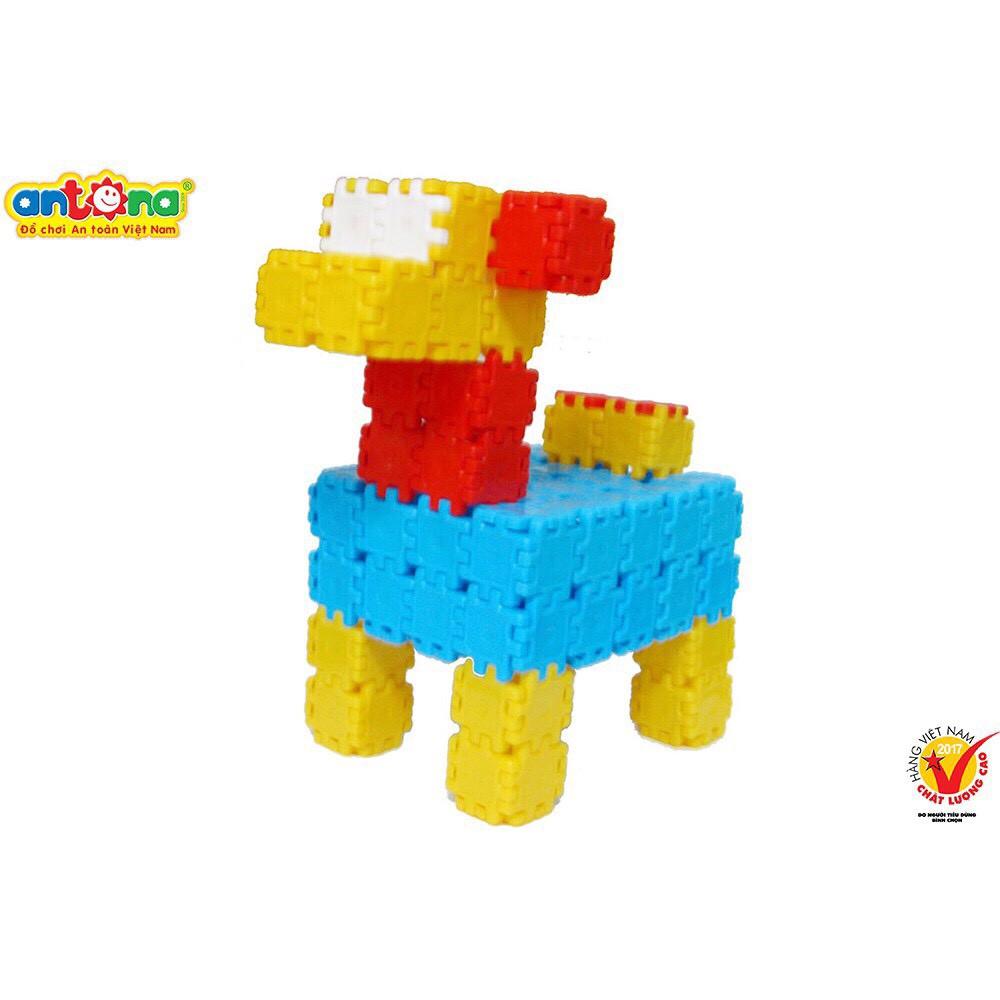 Bộ Xếp Hình Hình Vuông 108 Chi Tiết Kì Diệu Cho Bé Chơi
