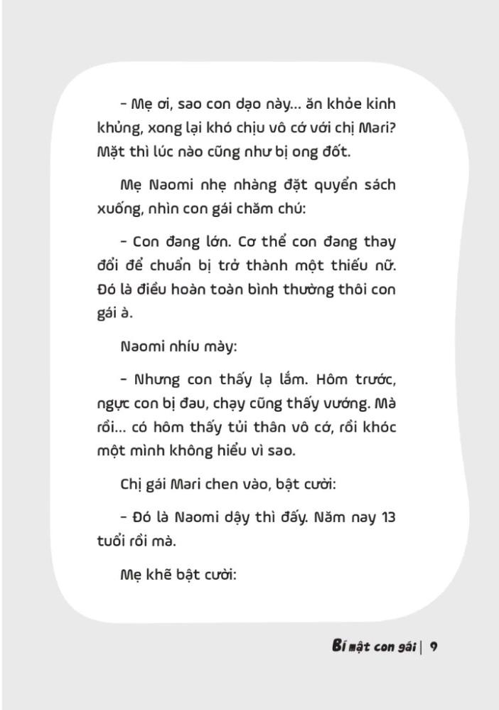 Sách - Cùng Con Bước Qua Tuổi Dậy Thì - Bí Mật Con Gái
