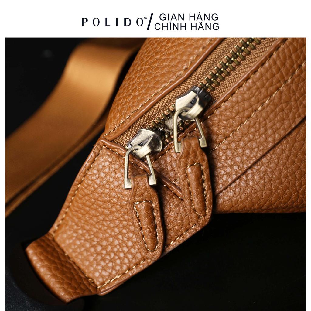 Túi Đeo Chéo Nam POLIDO Pouch Bag Chất Liệu Da Tinh Tế, Phong Cách Thời Thượng