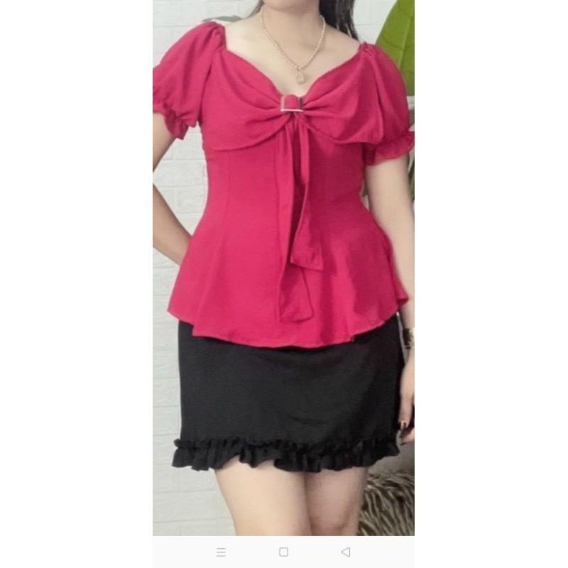 Áo kiểu peplum Bigsize 65_85 ký