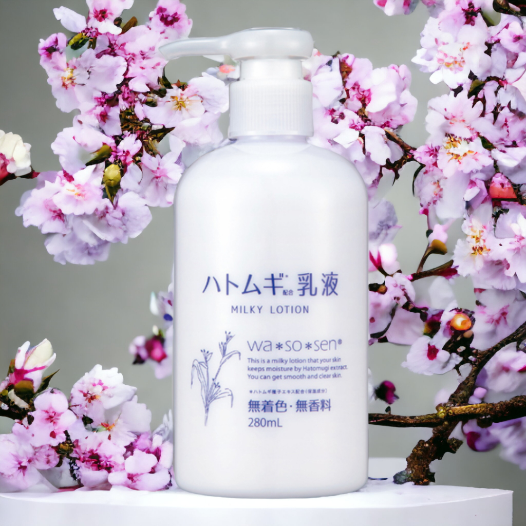 Lotion Cấp Ẩm Và Dưỡng Trắng Da Ý Dĩ Wasosen Milky Lotion(Chai 280 mL)