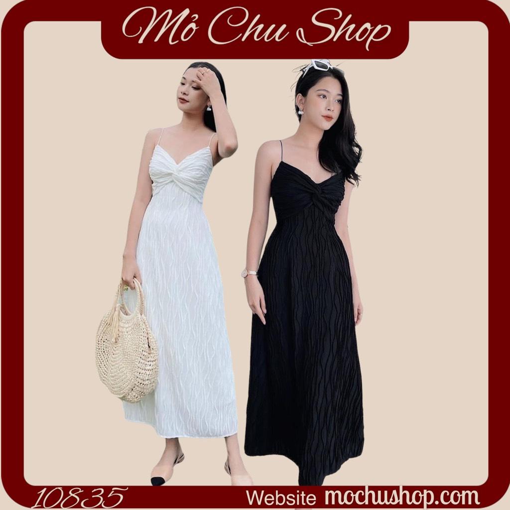 ĐẦM MAXI 2 DÂY XOẮN NGỰC 10836