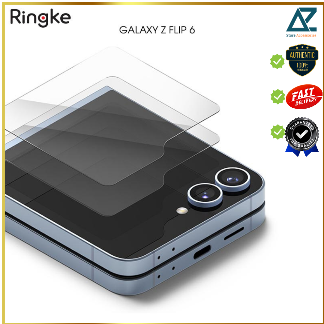 Bộ 2 Miếng Dán cường lực Ringke cho Samsung Galaxy Z Flip 6 RINGKE Cover Display Tempered Glass (Màn hình ngoài)_ Hàng chính hãng