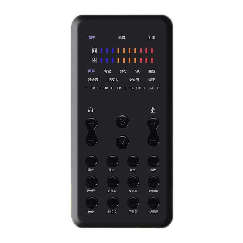 Sound Card K600 Mobile Auto Tune Thu Âm Live Stream - Hàng Nhập Khẩu