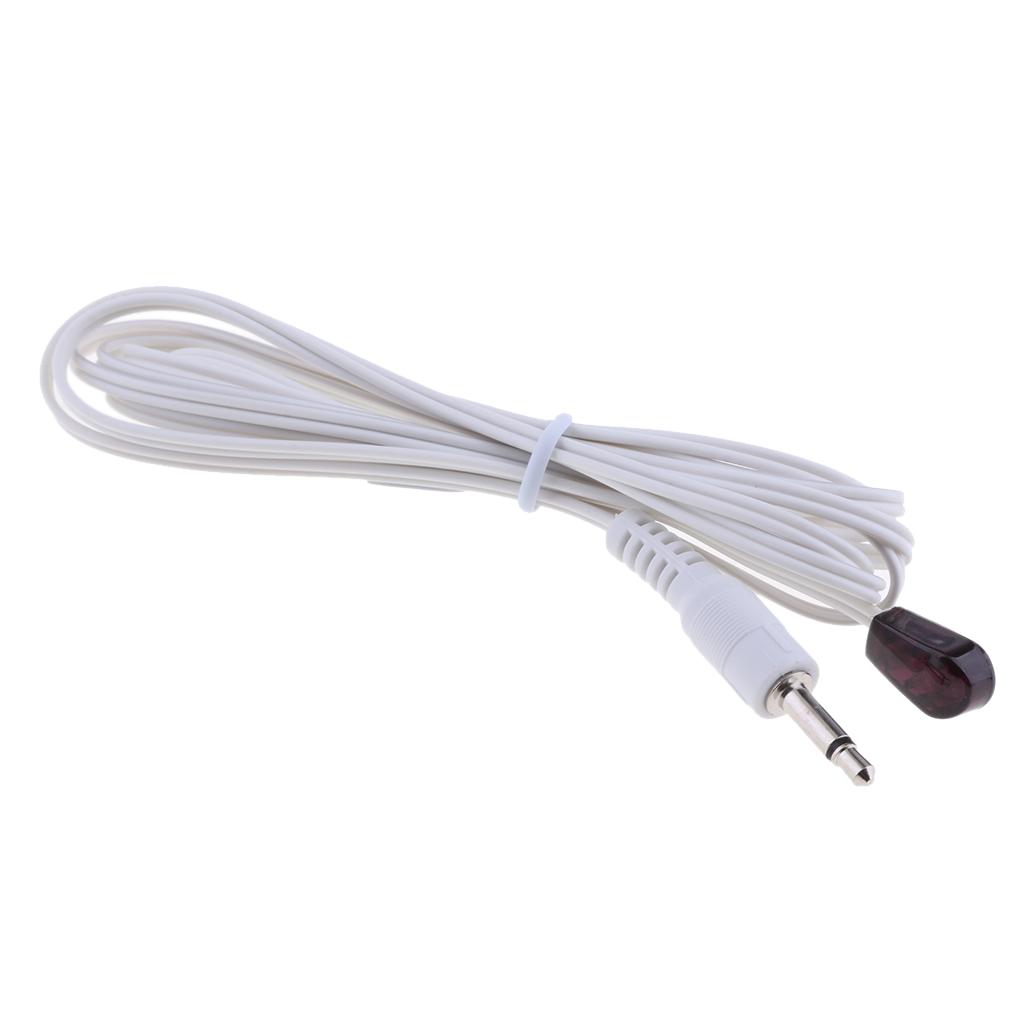 Universal 1.5Meter IR Emitter Cable Infrared Receiver Extension Cable Video System White