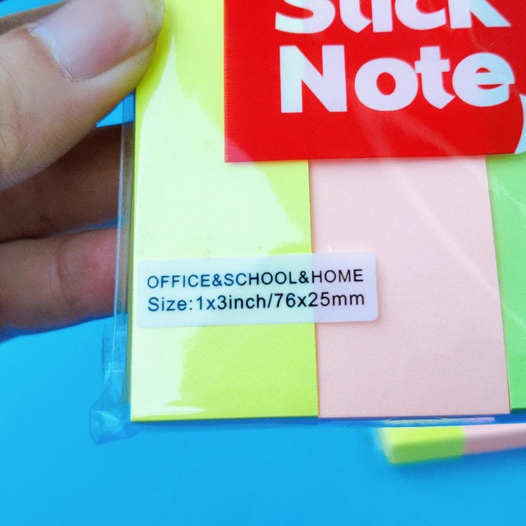 Stick note - Giấy nhớ Wintex 3 Màu Kích Thước 76*25mm