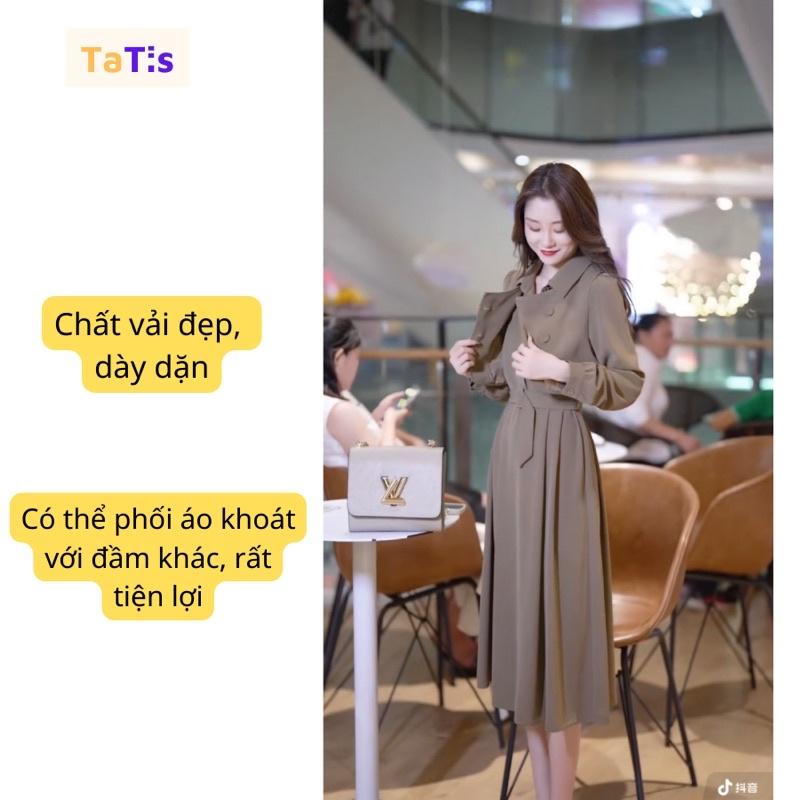 Set Đầm Váy Sơ Mi Bigsize Thiết Kế Tay Dài Với Áo Khoát Gile Dày Dặn, Lịch Sự