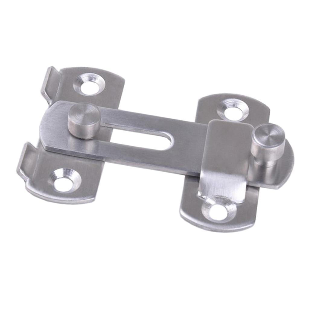 4" Stainless Steel Sliding Door Buckle Lock Door Window Gate Latch Guard