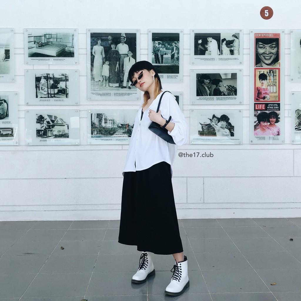 BASIC SHIRT - Áo sơ mi tay bồng