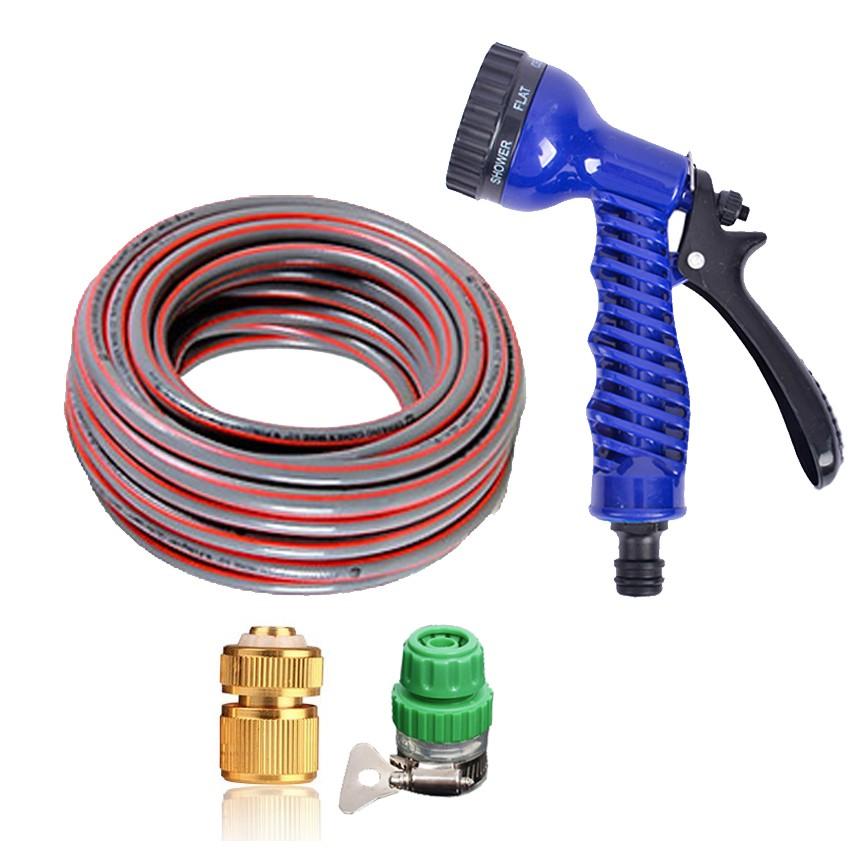 Bộ dây vòi xịt rửa xe, tưới cây, dọn dẹp nhà cửa 7-10m 206843