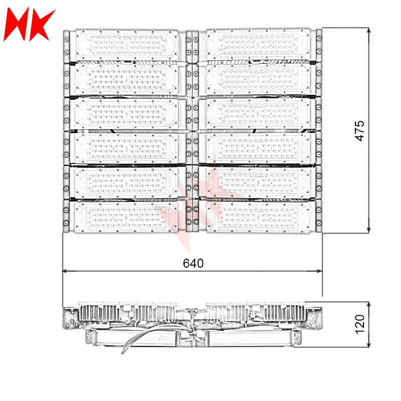 HKLED - Đèn pha LED Module OEM Philips 600W - DPMPL600