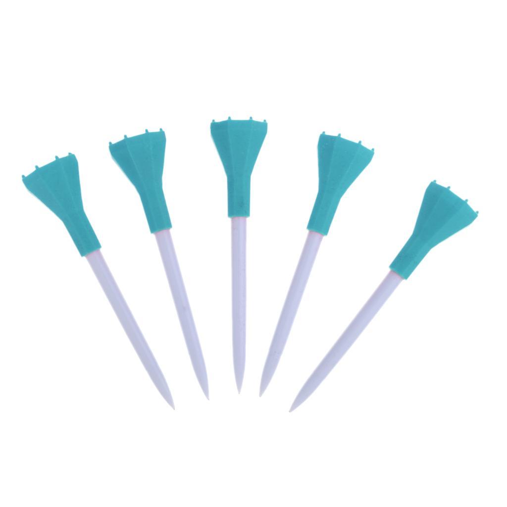 5 Pieces 80mm  golf professional tees with Rubber Cushion  Accessories