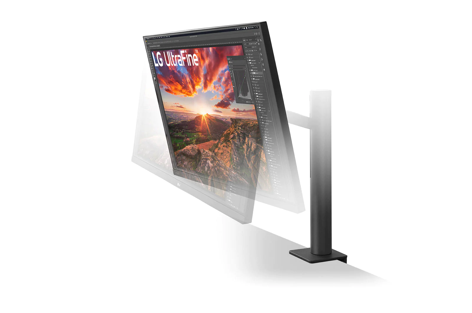 Màn hình máy tính LG UltraFine UHD 31.5'' IPS HDR 10 USB Type-C Ergo stand 32UN880-B - Hàng chính hãng