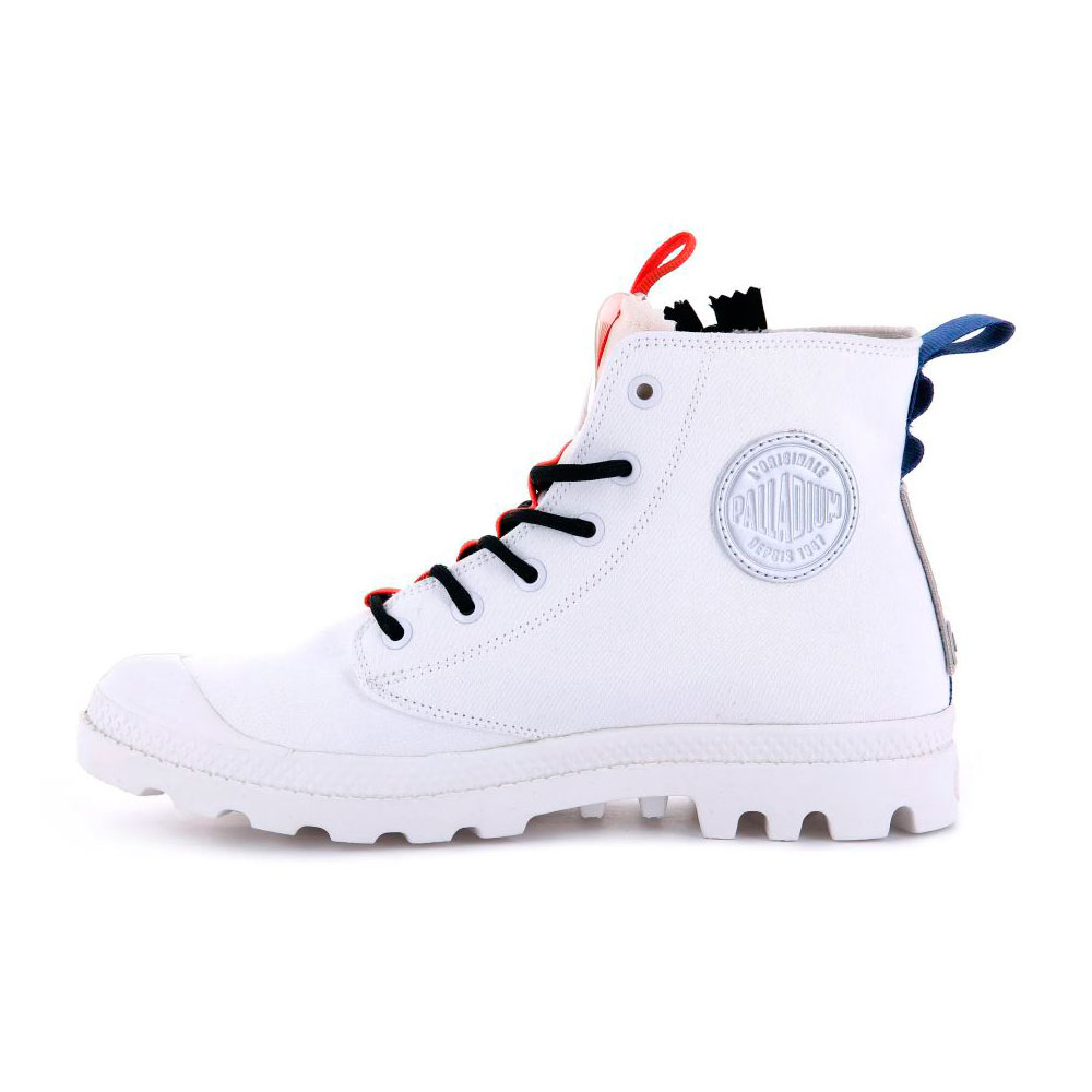 Giày Palladium Pampa Hi Ticket To Earth Star White 77357-116-M