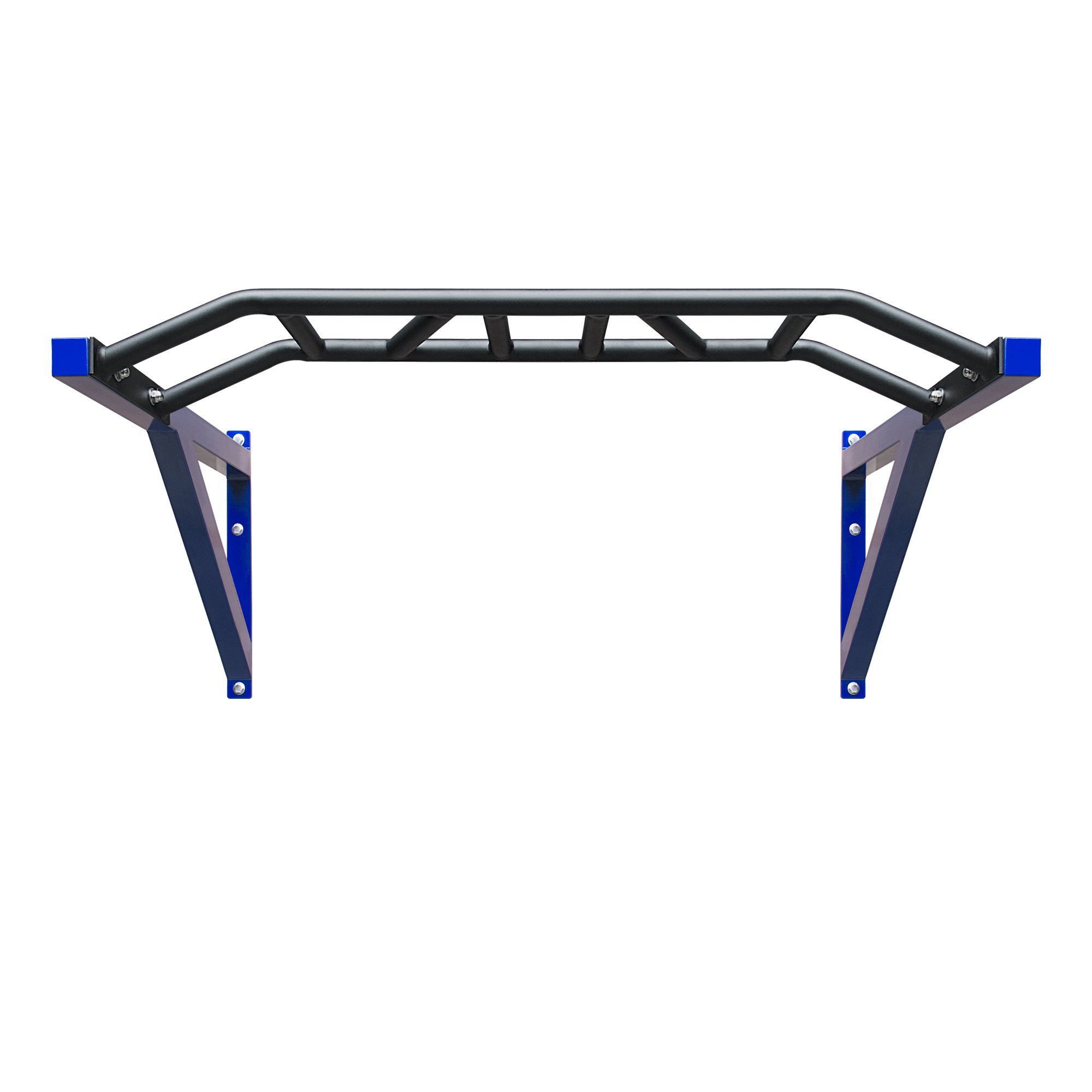 Xà đơn gắn tường, nhiều tay nắm, Xà đa thanh uốn, Pull up bar Pocorrys PM-08, Màu xanh đen