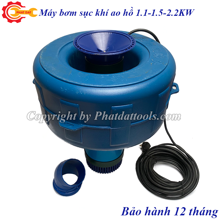 Máy bơm sục khí oxy hòa tan cho ao hồ nuôi cá, tạo đại phun nước-Công suất 1.1KW-1.5KW-2.2KW