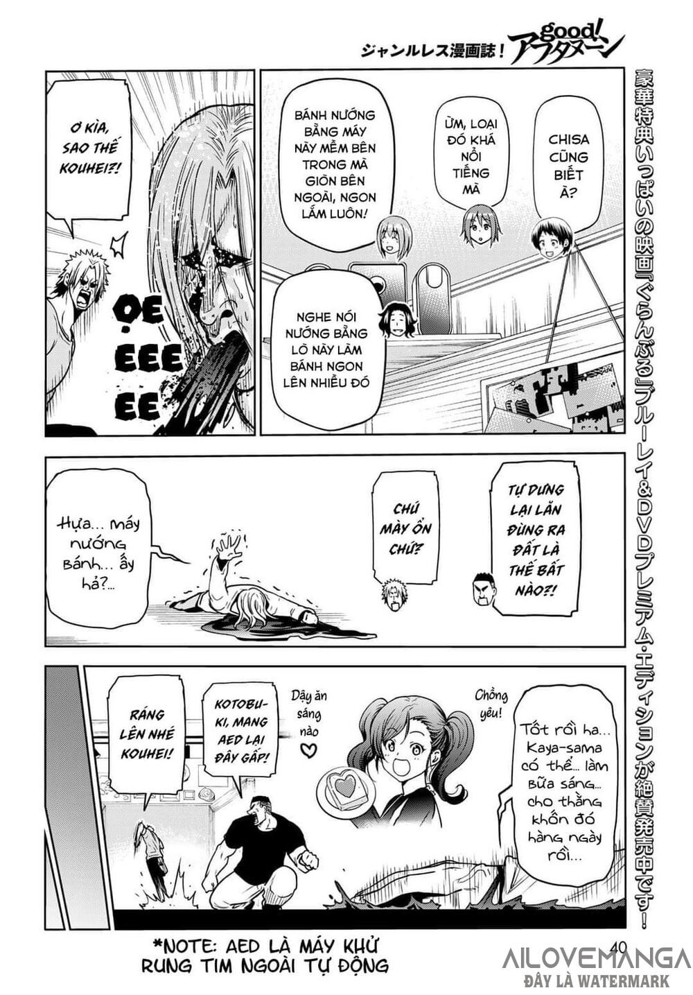 cô gái thích lặn - grand blue chapter 73.1 5