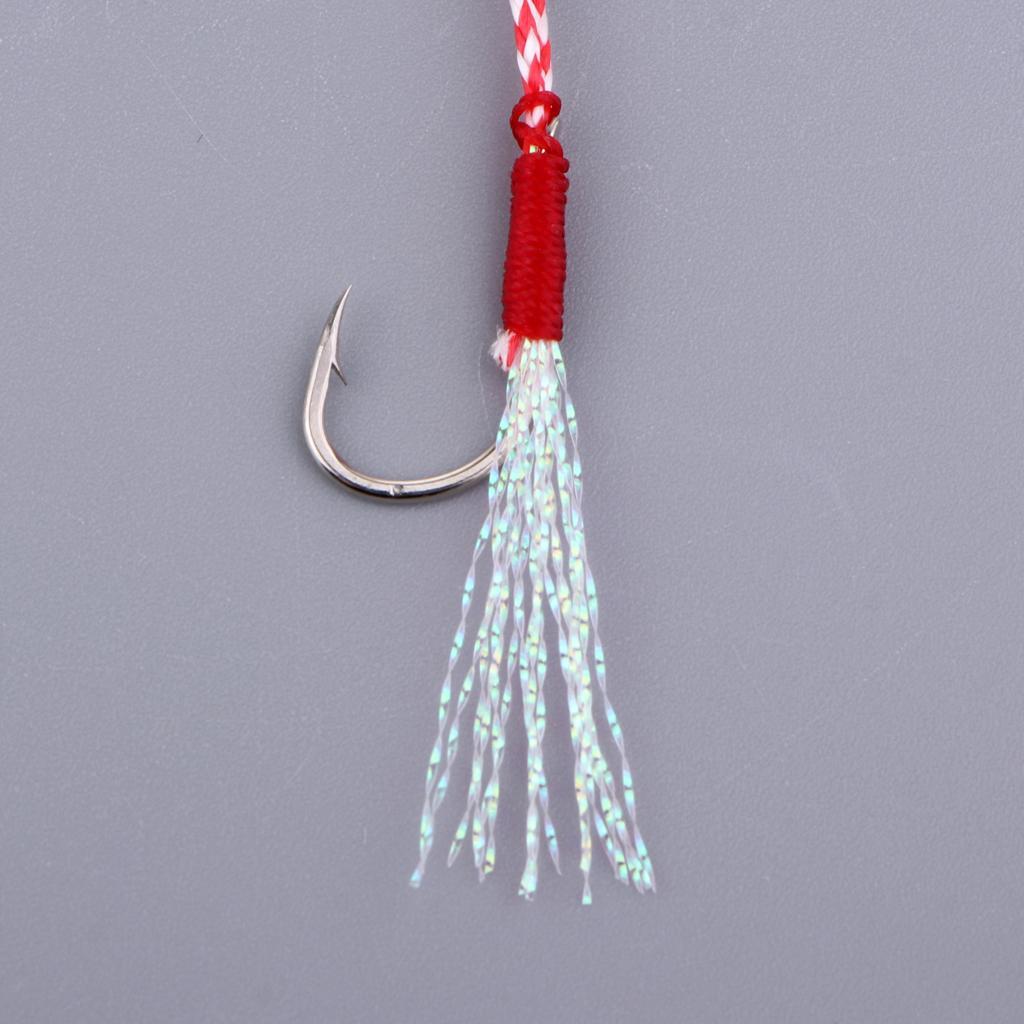 5pcs Carbon Steel Assist Hooks Fishing Hooks Live Baits Hooks 010