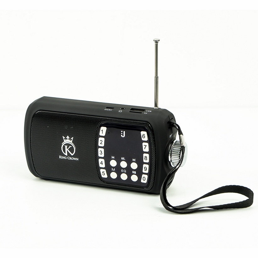 Loa bluetooth kiêm đài FM KING CROWN KH-J02 - Hàng Chính Hãng