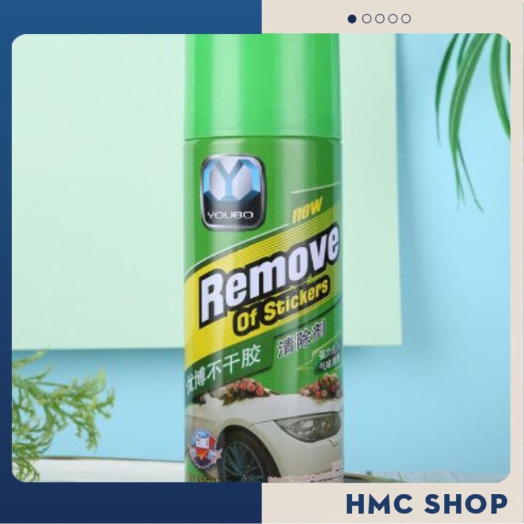 Chai xịt tẩy keo băng dính Remove Of Stickers 450ml, vết băng dính, tẩy đa năng đồ nội thất ôtô