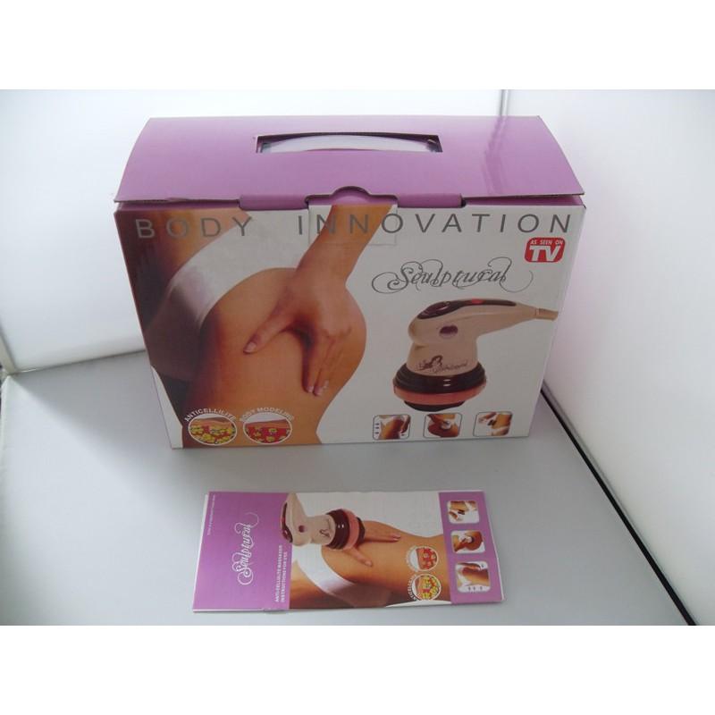 Máy massage cầm tay Body-innovation mát xa cổ vai gáy thư giãn toàn thân, máy đánh tan mỡ bụng