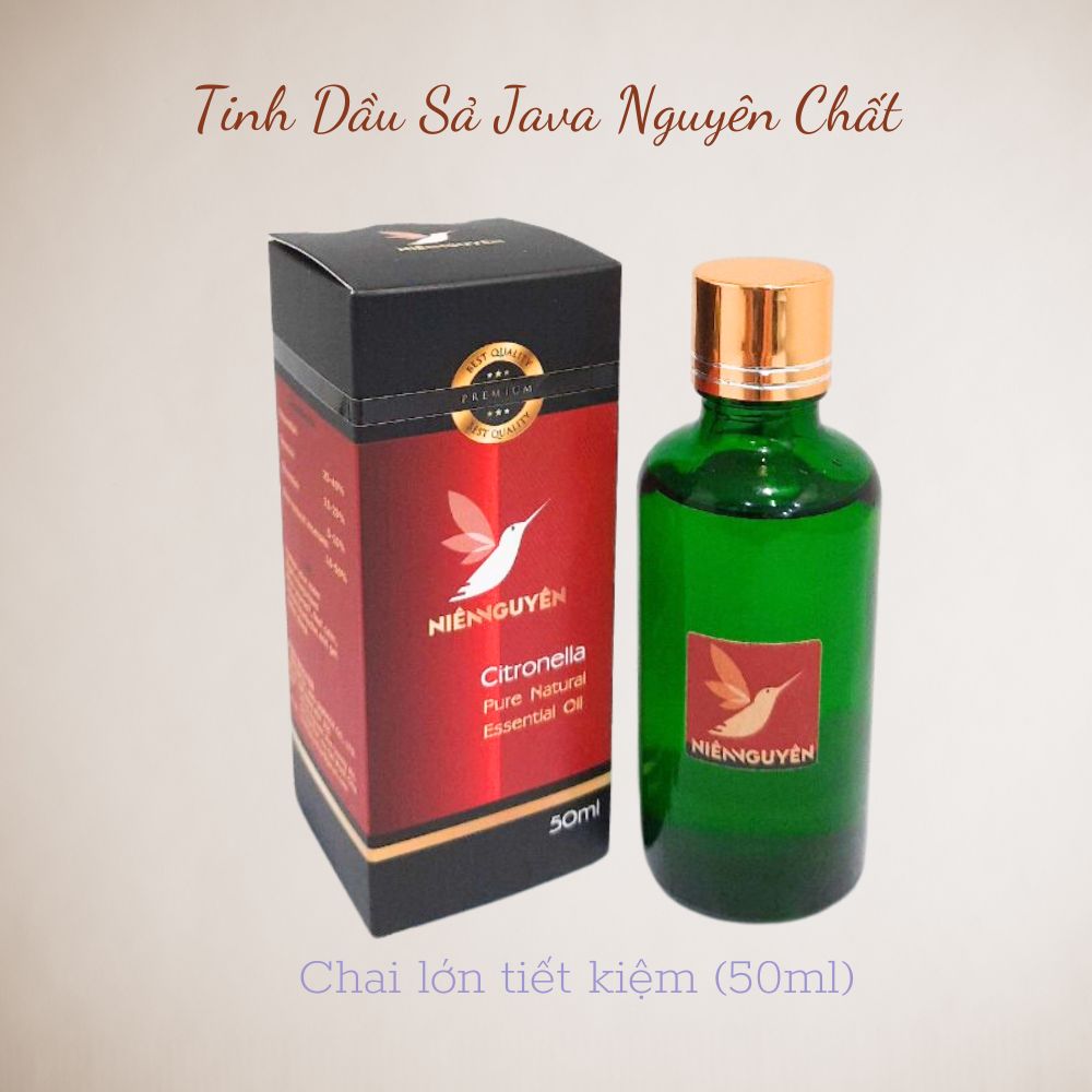 Tinh Dầu Thiên Nhiên - Tinh Dầu Sả Java Nguyên Chất – Chai Lớn Tiết Kiệm : Đuổi muỗi, khử mùi, thư giãn...