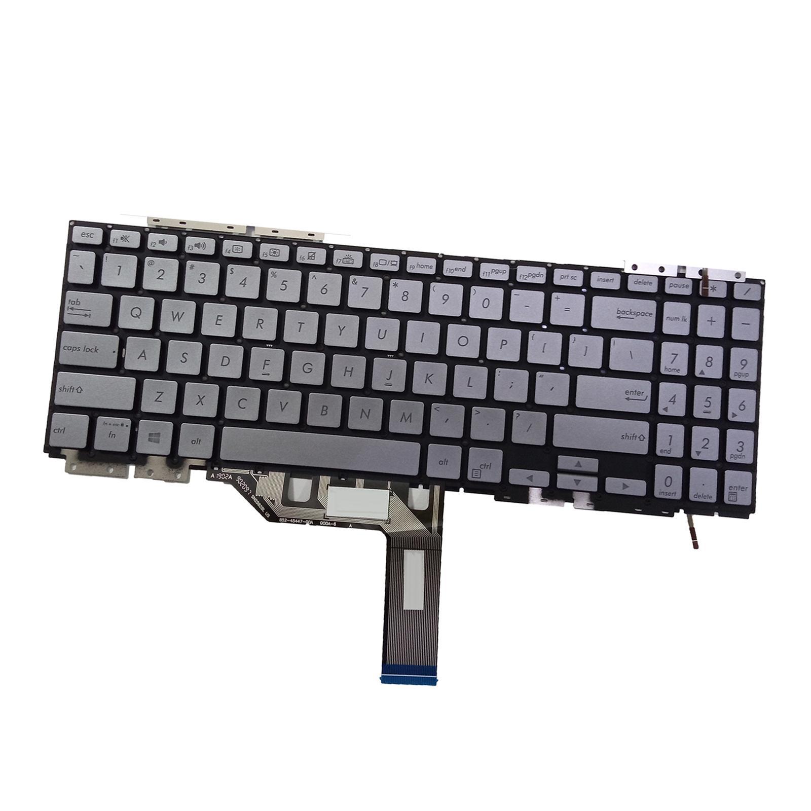 US English Keyboard with Backlit for UX562FD UX562Fdx Parts Components Good Performance Premium Material Durable