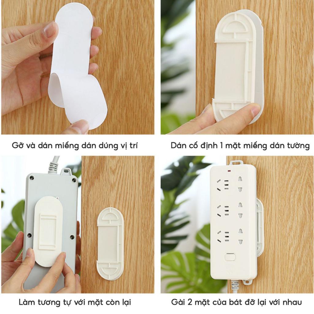 Miếng Dán Tường Treo Ổ Cắm Điện, Modem Wifi SenNai