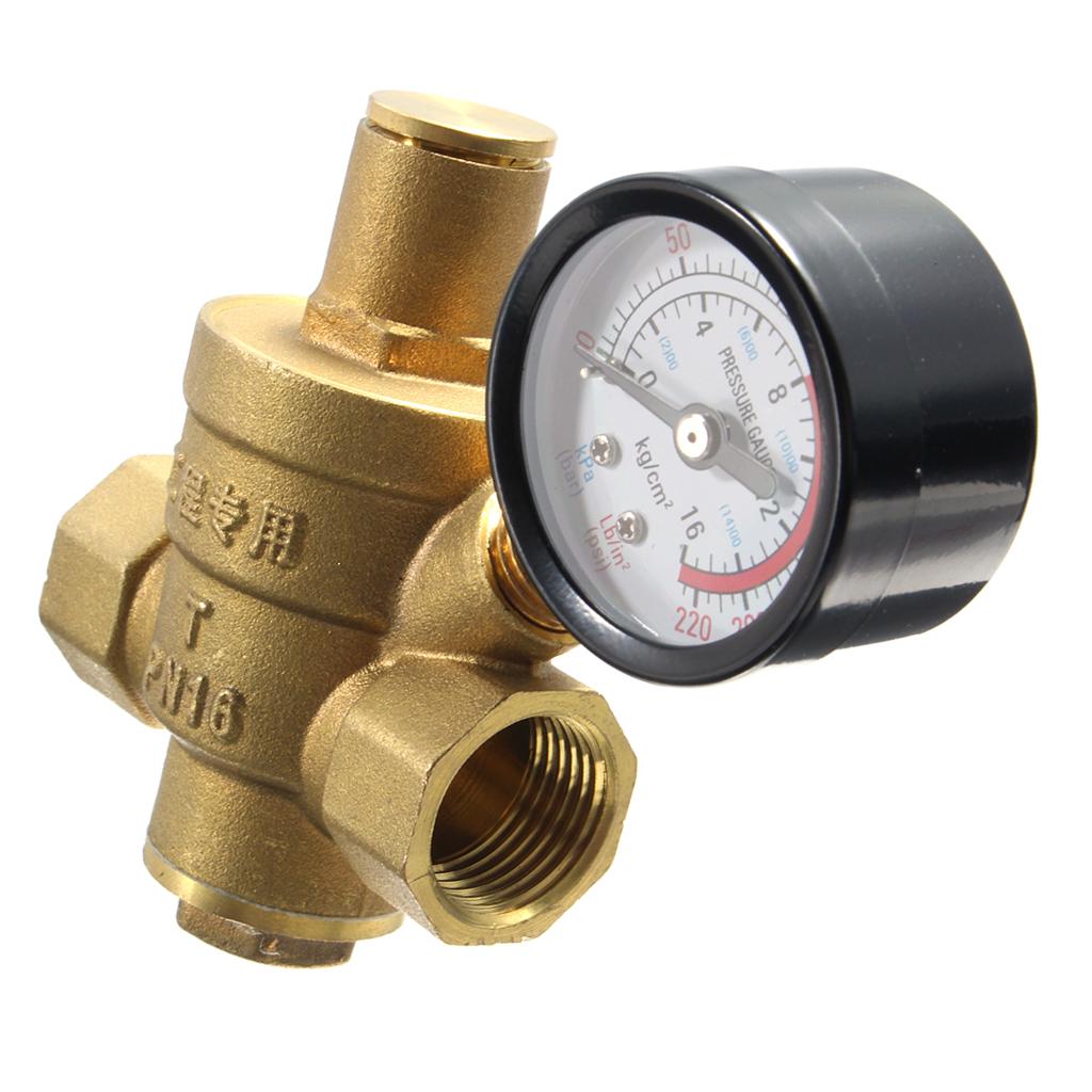 Đồng Bộ Điều Chỉnh Áp Suất Nước Với Đồng Hồ Đo PN 1.6 1/2''
