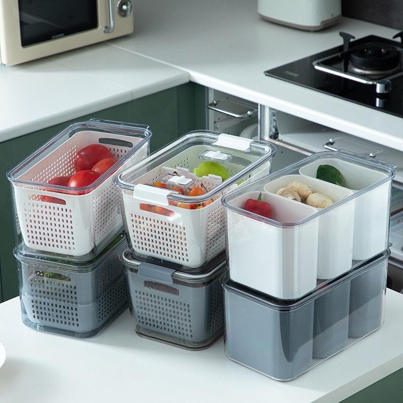 Rổ đựng thực phẩm để tủ lạnh Tiện dụng bảo quản sạch sẽ