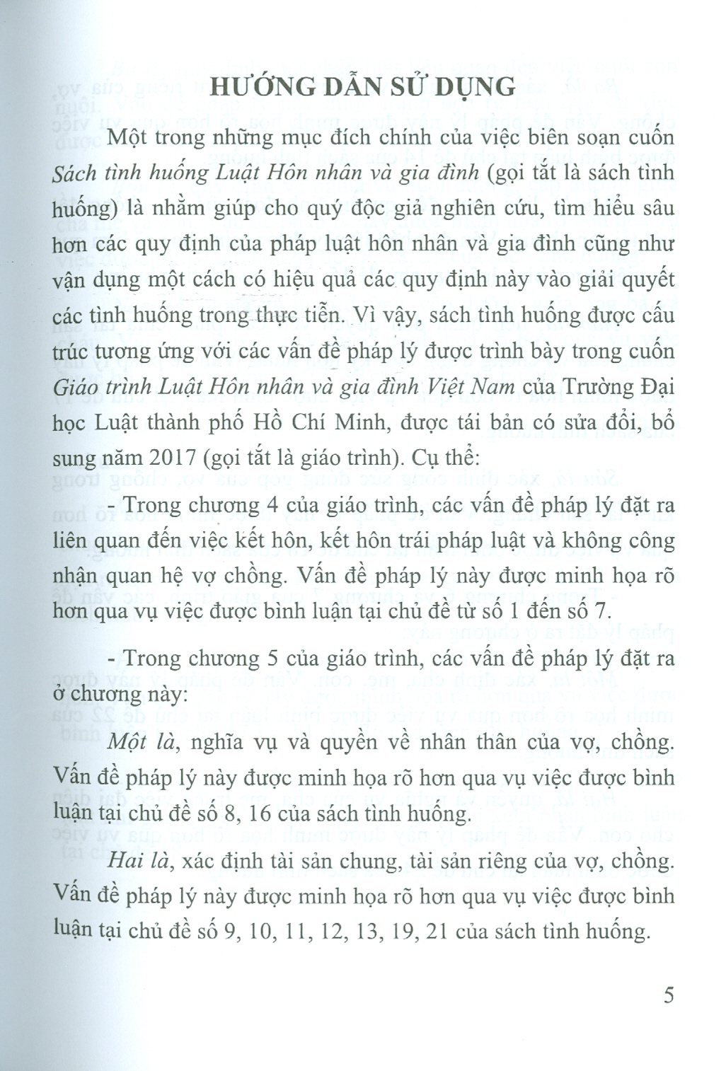 SÁCH TÌNH HUỐNG LUẬT HÔN NHÂN VÀ GIA ĐÌNH (Bình Luận Bản Án)