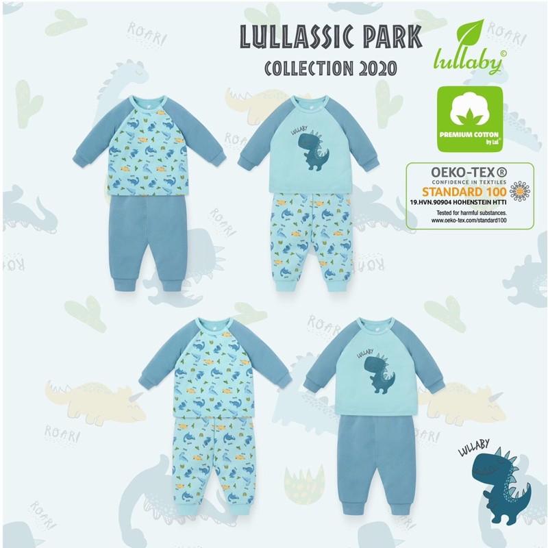 Bộ dài tay thu đông bé trai LULLABY (6m-4y) lẻ áo quần