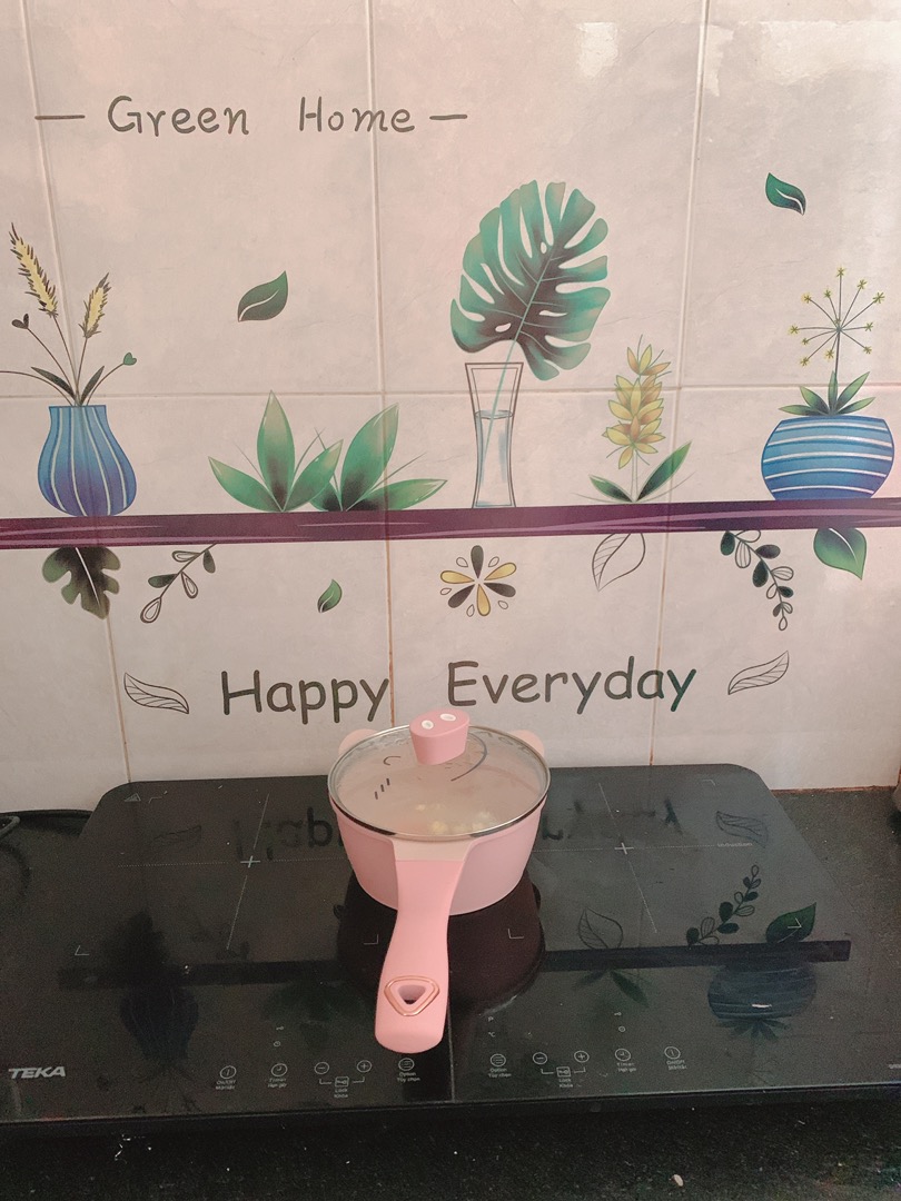 Tấm dán bếp Chống dầu mỡ Nhựa PVC trong suốt in họa tiết Happy Everday