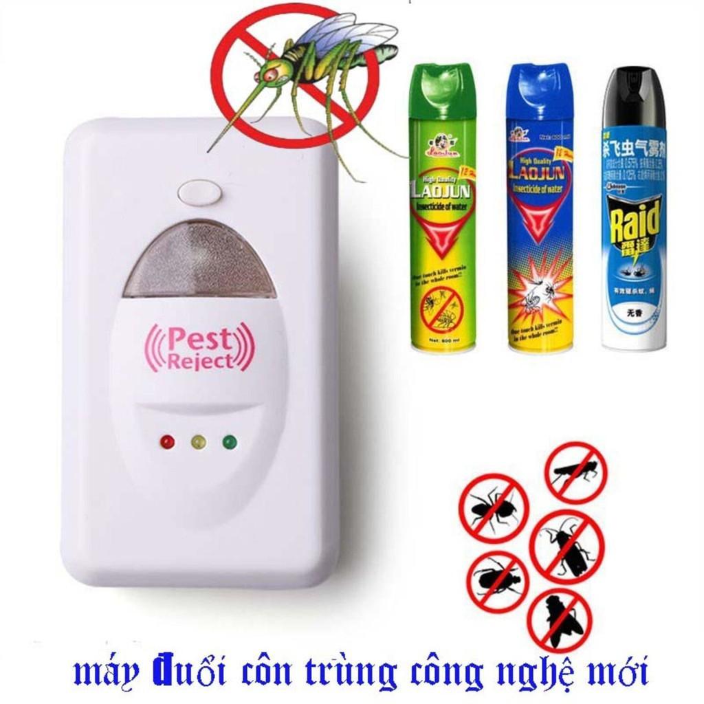 Máy Đuổi Chuột, Muỗi, Côn Trùng PEST REJECT Bằng Sóng Siêu Âm Không Sát Sinh